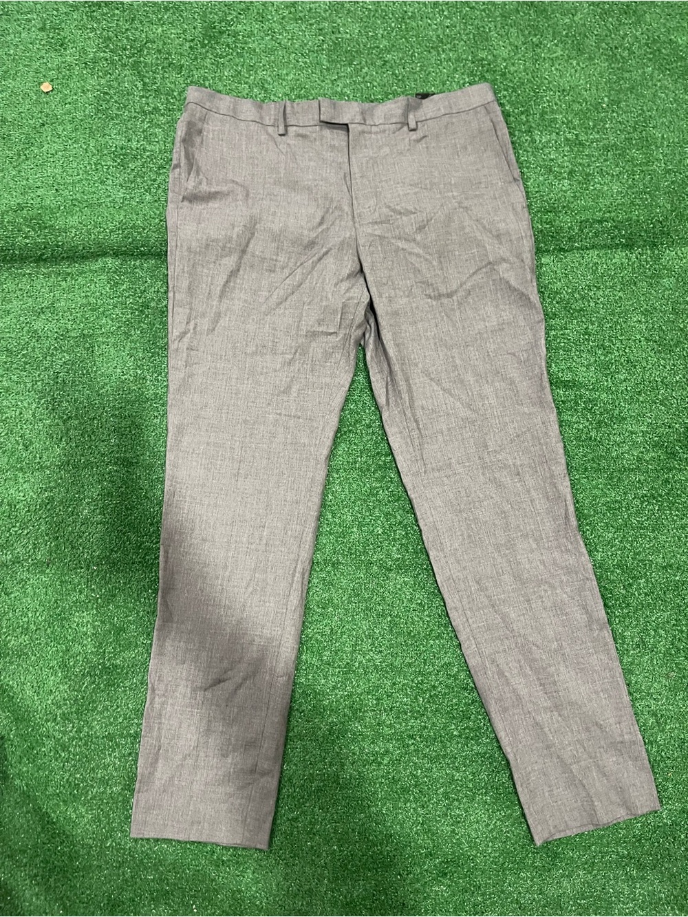H&M Men’s Slim Fit Gray Dress Pants Trousers Size 40R EUR 56 Business Casual
